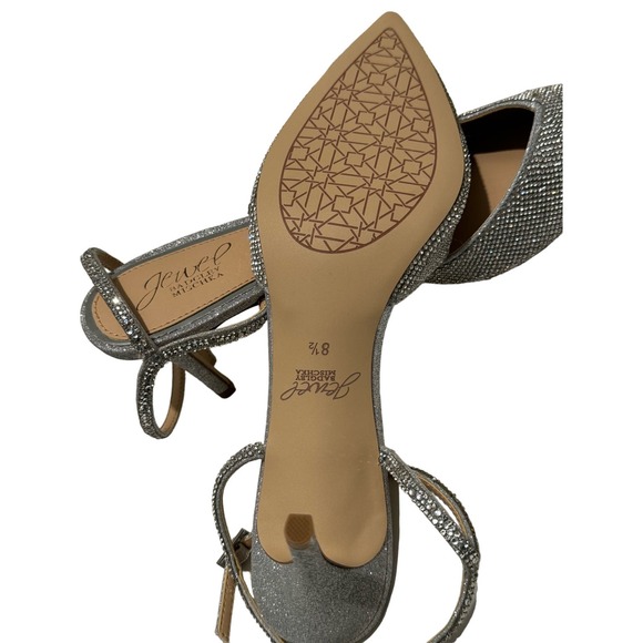 JEWEL BADGLEY MISCHKA NWOB $129 Georgina Ankle Strap Heels Size 8.5 - Picture 9 of 10